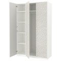 IKEA PAX / MISTUDDEN Комбінація шаф, білий/сірий візерунок, 150x60x236 см 89521172 895.211.72
