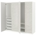 IKEA PAX / MISTUDDEN Комбінація шаф, білий/сірий візерунок, 200x60x201 см 19522957 195.229.57