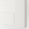 IKEA PLATSA ПЛАТСА Комод, 3 шухляди, білий / Sannidal білий, 60x57x73 см 09487855 094.878.55