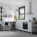 IKEA ENHET ЕНХЕТ Кутова кухня, білий 19338068 | 193.380.68