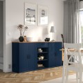 IKEA SKRUVBY Стелаж, чорно-синій, 190x90 см 69525604 695.256.04