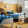 IKEA SLÄKT СЛЕКТ Розсувне ліжко, білий / береза, 80x200 см 69326609 | 693.266.09