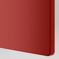 IKEA SMÅSTAD / PLATSA Стелаж, білий червоний / смугастий з 3 ящиками, 120x42x123 см 19549985 195.499.85
