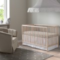 IKEA SNIGLAR СНІГЛАР Ліжко для немовлят, бук, 60x120 см 30248537 | 302.485.37