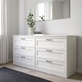 IKEA SONGESAND СОНГЕСАНД Набір меблів для спальні 4 шт, білий, 160x200 см 19483395 | 194.833.95