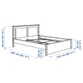 IKEA SONGESAND СОНГЕСАНД Набір меблів для спальні 4 шт, білий, 140x200 см 19488086 194.880.86