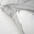 IKEA SPJUTVIAL СП'ЮТВІАЛ Підковдра та наволочка, світло-сірий / меланж, 150x200/50x60 см 80479790 | 804.797.90