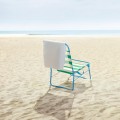 IKEA STRANDÖN Пляжний крісло, білий зелений / синій 90522769 | 905.227.69