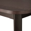 IKEA STRANDTORP СТРАНДТОРП / ODGER ОДГЕР Стіл і 6 стільців, коричневий / антрацит, 150/205/260 cм 09482985 | 094.829.85