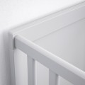 IKEA SUNDVIK СУНДВІК Ліжко для немовлят, сірий, 60x120 см 50494075 504.940.75