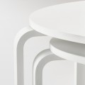 IKEA SVALSTA СВАЛЬСТА Комплект столів, 2 шт., біла морилка 70280686 | 702.806.86