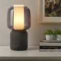 IKEA SYMFONISK СИМФОНІСЬК Основа лампи з динаміком WiFi, чорний / smart 20485765 204.857.65