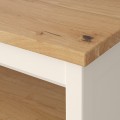 IKEA TORNVIKEN ТОРНВІКЕН Кухонний стіл-острів, кремовий / дуб, 126x77 см 40391657 | 403.916.57