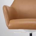 IKEA TOSSBERG / MALSKÄR Офісне крісло, Grann світло-коричневий / білий 99508207 995.082.07