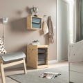 IKEA TROFAST Комбінація для зберігання + контейнери, світла білена сосна / темно-сірий, 32x44x52 см 49533285 495.332.85