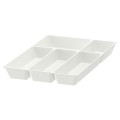 IKEA UPPDATERA УППДАТЕРА Лоток для столових приборів, білий, 32x50 см 10460020 | 104.600.20