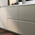 IKEA UPPLÖV Фронтальна панель для шухляди антрацит, Матовий темний бежевий, 60x20 см 80470493 | 804.704.93