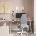 IKEA UTESPELARE Геймерський стіл та крісло, імітація попелу / сірий 99537380 | 995.373.80