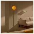 IKEA VARMBLIXT ВАРМБЛІКСТ Світлодіодна настільна / настінна LED лампа, помаранчеве скло / круглий 80499199 | 804.991.99