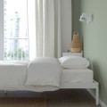 IKEA VEVELSTAD Ліжко двоспальне, білий, 160x200 см 80506388 | 805.063.88