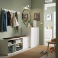 IKEA VIHALS Комбінація для зберігання / під ТВ, білий, 242x37x90 cм 49440601 | 494.406.01