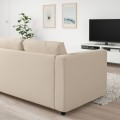 IKEA VIMLE ВІМЛЕ 3-місний диван, Hallarp бежевий 59399045 593.990.45