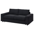 IKEA VIMLE ВІМЛЕ Чохол на 2-місний диван-ліжко, з широкими підлокітниками / Saxemara чорно-синій 69400581 | 694.005.81