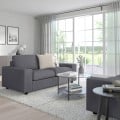 IKEA VIMLE 2-місний диван-ліжко, з широкими підлокітниками / Gunnared середньо-сірий 29545251 295.452.51