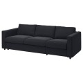 IKEA VIMLE ВІМЛЕ Чохол на 3-місний диван-ліжко, Saxemara чорно-блакитний 69399361 | 693.993.61