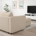 IKEA VIMLE 3-місний диван з козеткою, Hallarp бежевий 49537066 495.370.66
