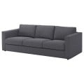 IKEA VIMLE ВІМЛЕ Чохол на 3-місний диван, Gunnared сірий 39399310 393.993.10