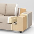 IKEA VIMLE ВІМЛЕ 4-місний кутовий диван, з широкими підлокітниками / Gunnared середньо-сірий 99401796 994.017.96