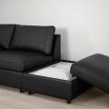 IKEA VIMLE ВІМЛЕ 3-місний кутовий диван, з відкритим торцем / Grann / Bomstad чорний 99306756 | 993.067.56