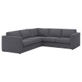 IKEA VIMLE ВІМЛЕ 4-місний кутовий диван, Gunnared сірий 69399479 | 693.994.79