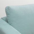 IKEA VIMLE ВІМЛЕ Кутовий диван 5-місний з шезлонгом, з шезлонгом / Saxemara блакитний 89399690 893.996.90
