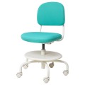 IKEA VIMUND ВІМУНД Дитячий стілець для письмового столу, бірюзовий 00531966 | 005.319.66