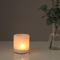 IKEA VINDSTILLA Свічник для гріючої свічки, білий, 11 см 40563516 | 405.635.16