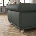IKEA VISKAFORS ВІСКАФОРС Крісло, 5-місний, Lejde / сірий / зелений береза 89443283 894.432.83