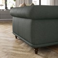 IKEA VISKAFORS ВІСКАФОРС Крісло, 5-місний, Lejde сірий / зелений / коричневий 89443297 894.432.97