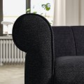 IKEA VISKAFORS ВІСКАФОРС 2-місний диван, Lejde антрацит / береза 39443209 394.432.09