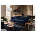 IKEA VOLLERSLEV Килим з довгим ворсом, темно-синій, 160x230 см 60492561 | 604.925.61