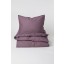 H&M Home Комплект постільної білизни з бавовни, Фіолетовий, 150x200 + 50x60 0453850025 0453850025