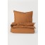 H&M Home Комплект постільної білизни з бавовни, Світло коричневий, Різні розміри 0453850036 0453850036