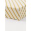 H&M Home Простирадло на резинці, Білі/жовті смужки, 90x200 0581493022 0581493022