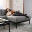 IKEA ÄPPLARYD ЕППЛАРЮД 3-місний диван з козеткою, Lejde сіро-чорний 69418067 694.180.67
