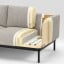IKEA ÄPPLARYD ЕППЛАРЮД 3-місний диван, Lejde світло-сірий 30506239 305.062.39
