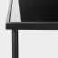IKEA ÄSPERÖD ЕСПЕРОД Журнальний столик, чорний / скло чорний, 115x58 cм 00461888 004.618.88