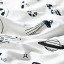 IKEA AFTONSPARV Підковдра та наволочка, космос білий / чорний, 150x200/50x60 см 10554028 105.540.28