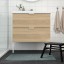 IKEA ALSTERN АЛЬСТЕРН Килимок для ванної кімнати, світло-сіро-зелений, 50x80 см 90488143 904.881.43