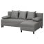 IKEA ANGSTA АНГСТА Розкладний диван 3-місний, з шезлонгом сірий 00501436 005.014.36